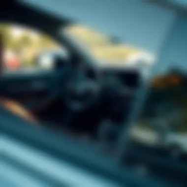 Interior of a well-maintained used SUV