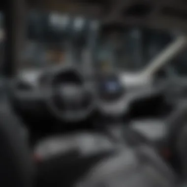 Sophisticated Interior Features of the Honda CR-V Interior of the dark gray Honda CR-V showcasing modern technology and comfort