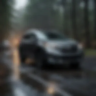 Advanced Safety Technologies in the Honda CR-V Safety features displayed in the dark gray Honda CR-V