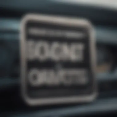 A close-up of a price tag on a vehicle highlighting the significance of budget-conscious purchases.