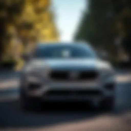 Sleek modern crossover vehicle design