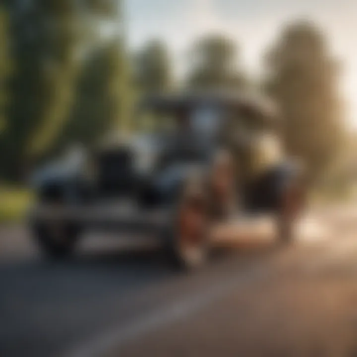 Ford Model A on the road demonstrating its classic performance