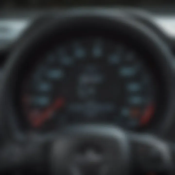 Dashboard of a Dodge Hellcat featuring performance metrics