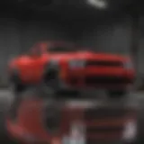 Dodge Hellcat showcasing sleek design