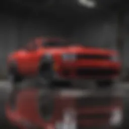 Dodge Hellcat showcasing sleek design