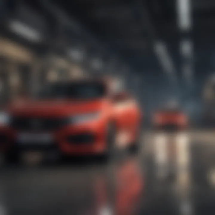 Comparison chart of Honda Civic models