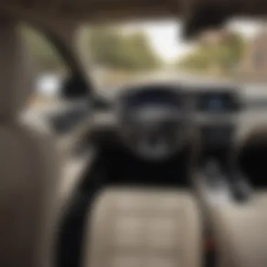 Interior view of the Honda Pilot highlighting advanced technology features