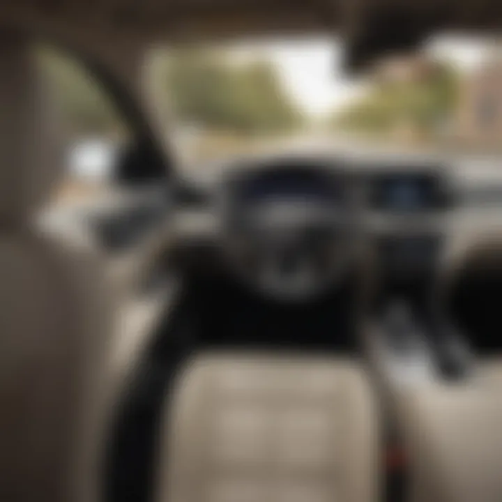 Interior view of the Honda Pilot highlighting advanced technology features
