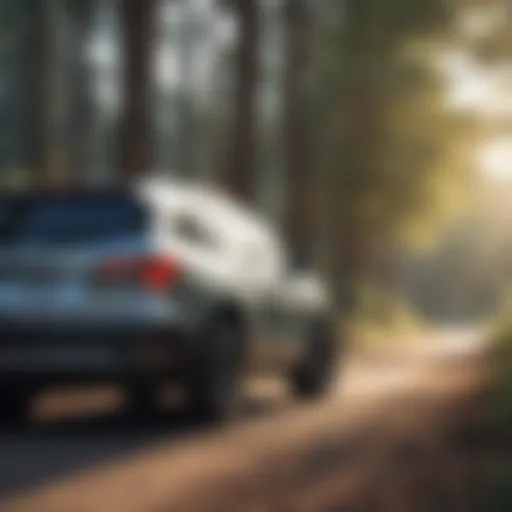 Honda Pilot parked in a scenic area showcasing its sleek design