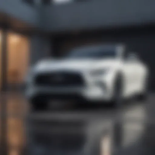 Exterior view of the Infiniti Hybrid showcasing its sleek design