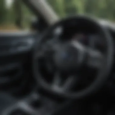 Sleek dashboard layout of the Subaru Forester