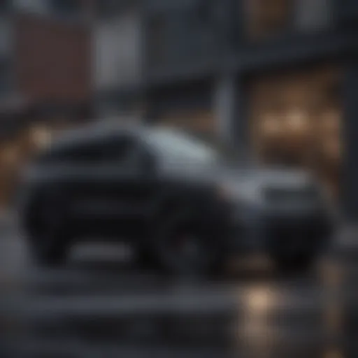 Jeep Grand Cherokee Altitude showcasing its sleek black exterior