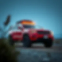 Ladder accessories designed for Jeep Grand Cherokee