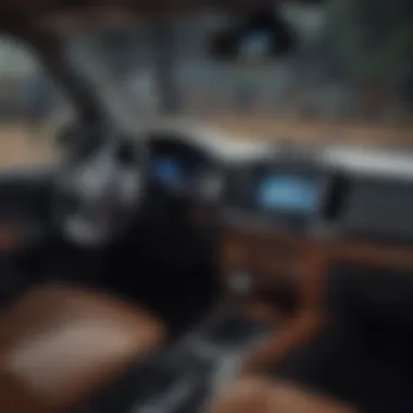 Interior Features of a Ford Ranger Interior view showcasing the dashboard and features of a Ford Ranger
