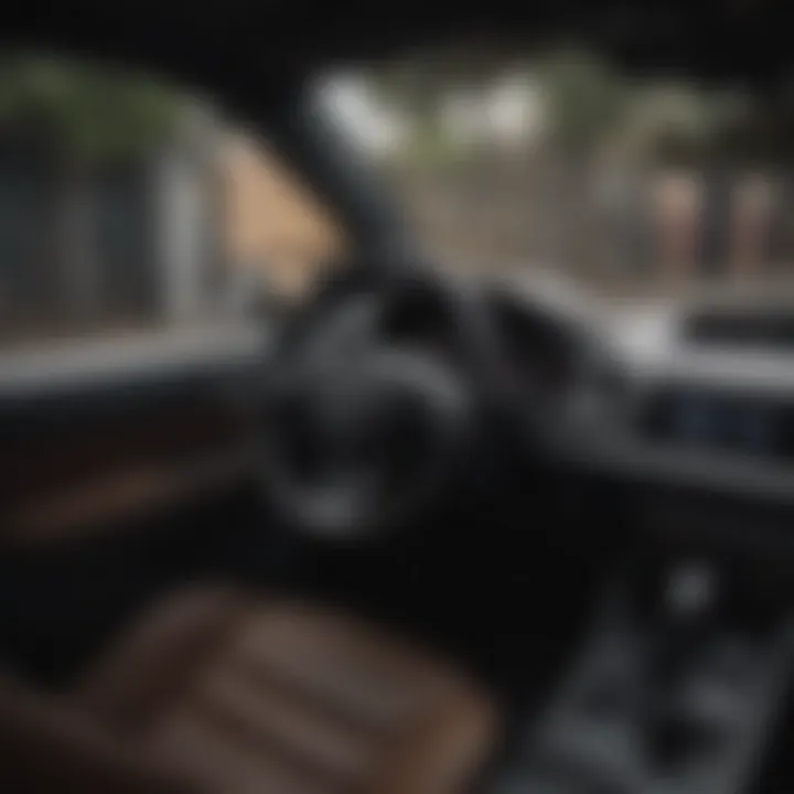Interior features of the Mazda Grand Touring highlighting advanced technology and comfort