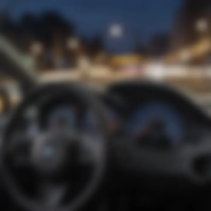 Close-up of electric side-by-side dashboard technology