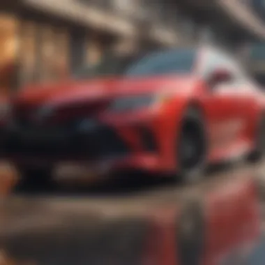Exterior design of the new Toyota Camry