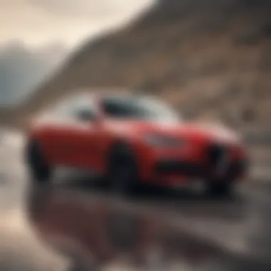 Performance Enhancements for an Agile Drive A vibrant selection of performance enhancement options for the Stelvio, emphasizing power and agility.