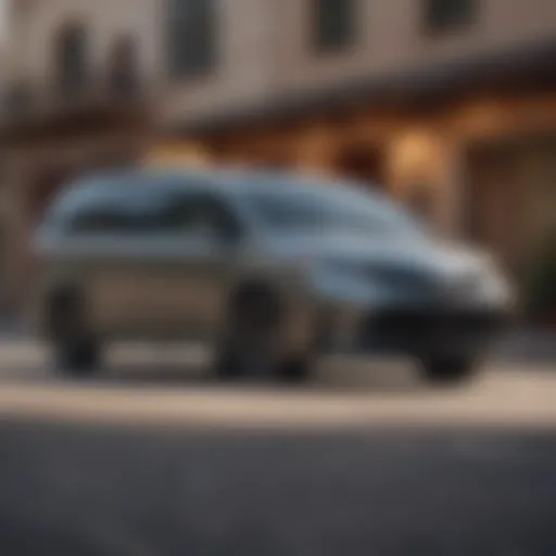 Exterior view of a Toyota Sienna showcasing its sleek design