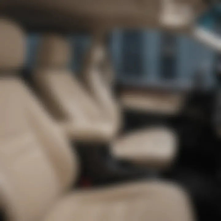 Interior layout of the Toyota Sienna highlighting seating options