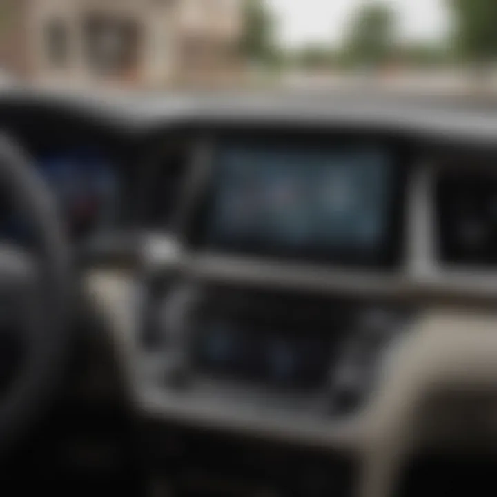 Dashboard display of Toyota Sienna featuring advanced technology