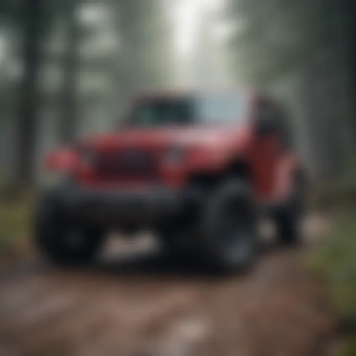 A community gathering of Jeep enthusiasts showcasing their vehicles