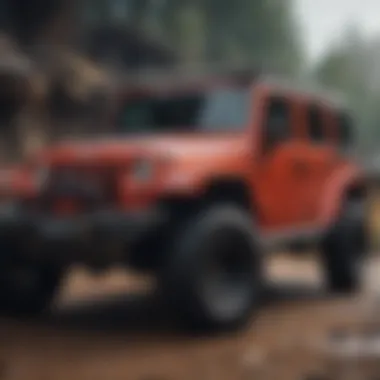 A vibrant collage of Jeep modifications and accessories