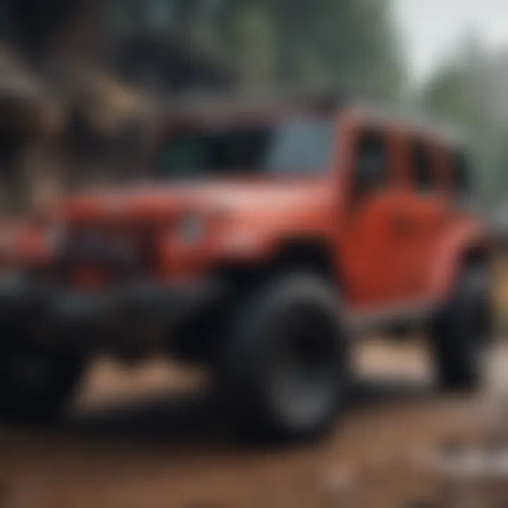 A vibrant collage of Jeep modifications and accessories