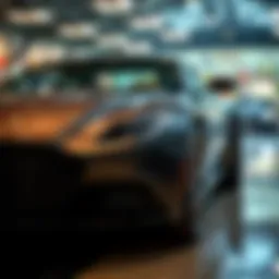 Elegant used Aston Martin DB on display