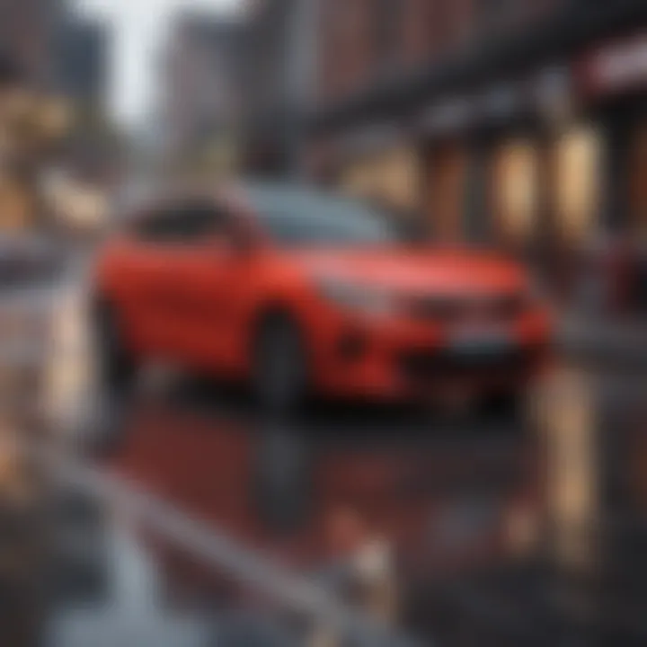 Comparison chart of Kia Rio vs competitors