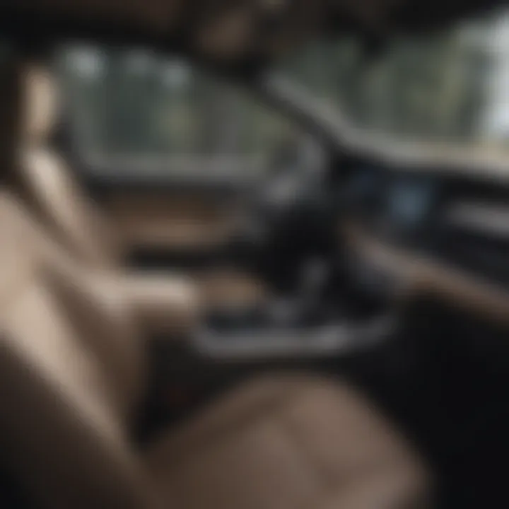 Interior showcasing advanced technology in Kia Telluride