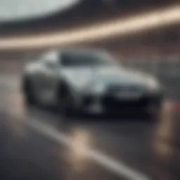 The iconic Nissan GTR on the racetrack showcasing its performance.