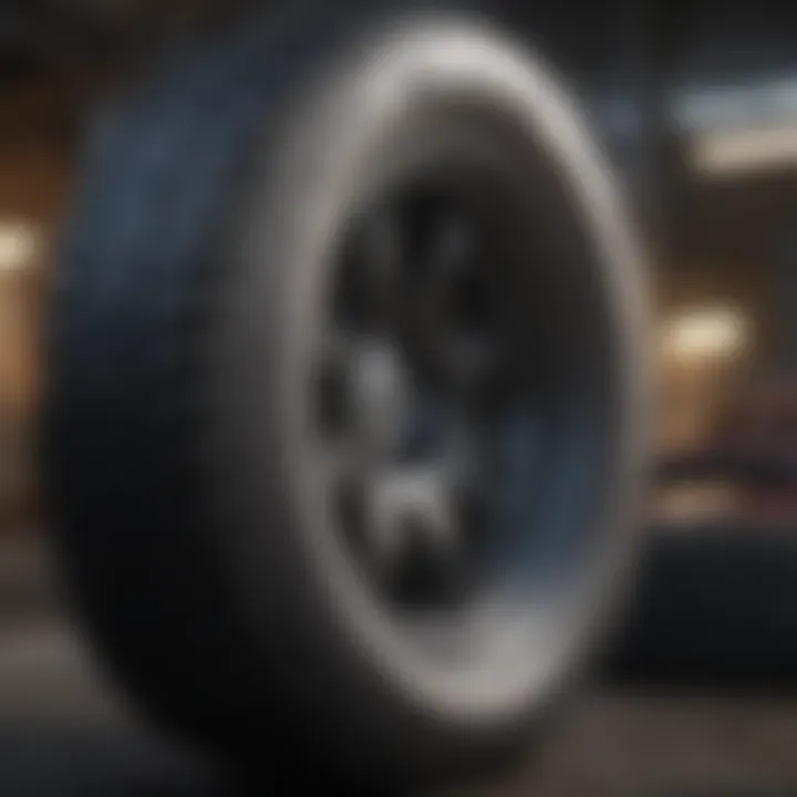Close-up of tire reviews and ratings, highlighting consumer feedback and insights.