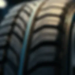 Close-up of Altimax RT43 tire tread pattern showcasing performance features