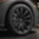 Detailed view of a 2015 Nissan Altima S tire specifications