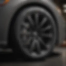 Detailed view of a 2015 Nissan Altima S tire specifications