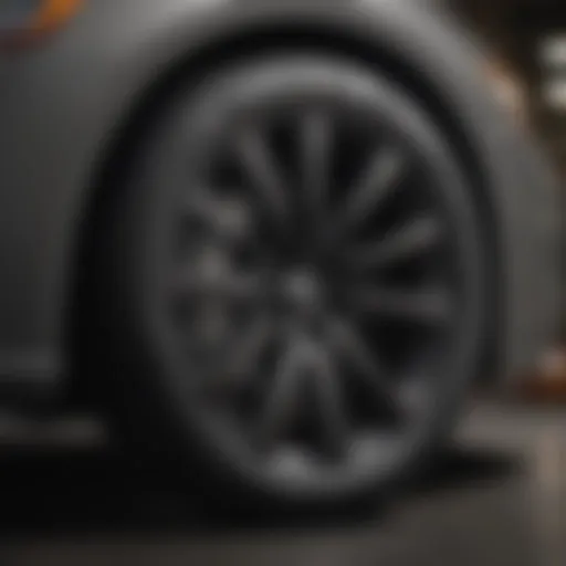 Detailed view of a 2015 Nissan Altima S tire specifications