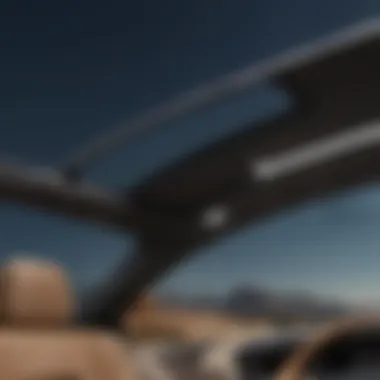 Functionality of the Toyota Panoramic Sunroof Toyota panoramic sunroof open, enhancing the natural light inside the car