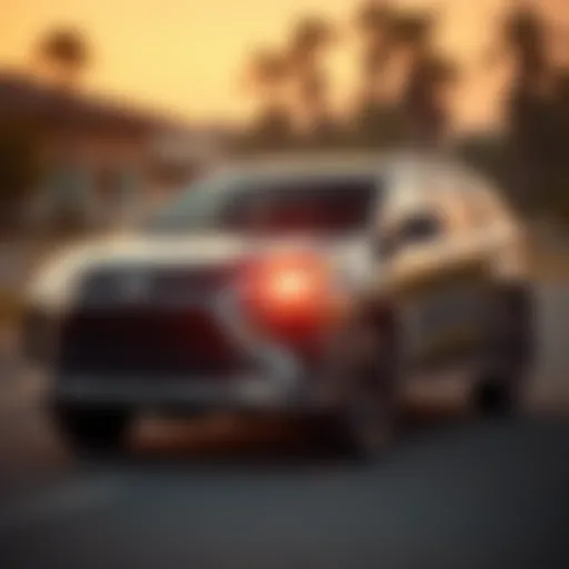 Sleek exterior of Toyota 7-seater SUV