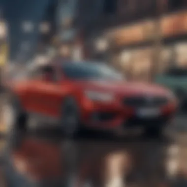 Diagram showing advantages of used car leasing