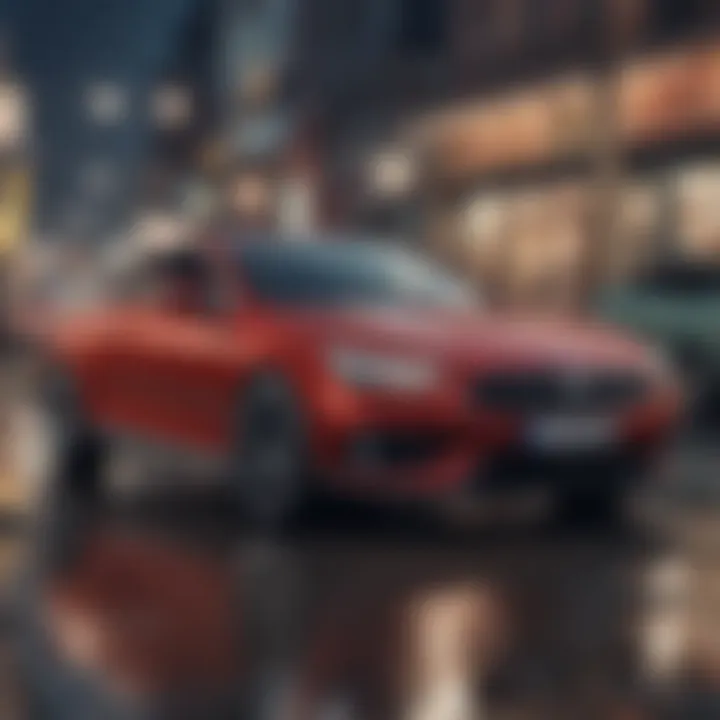 Diagram showing advantages of used car leasing