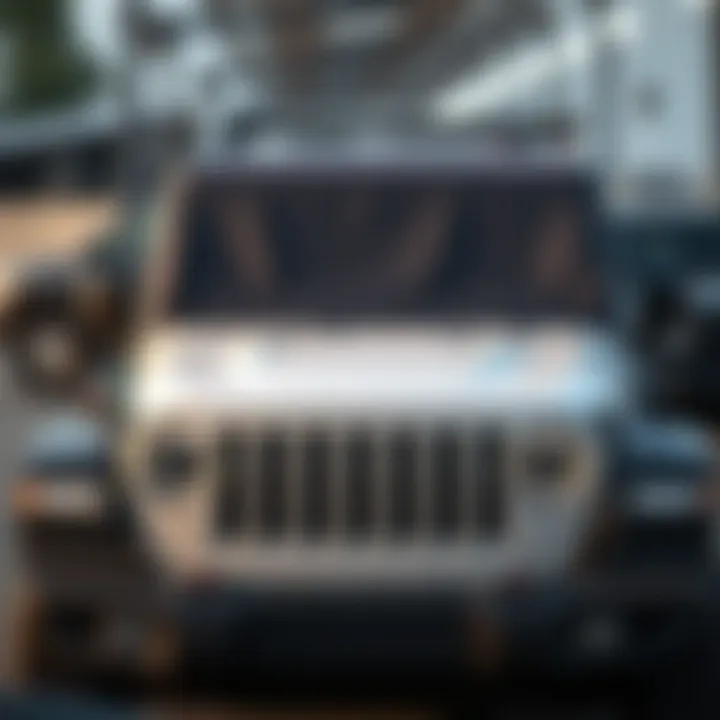 Jeep Wrangler with various soft cover styles