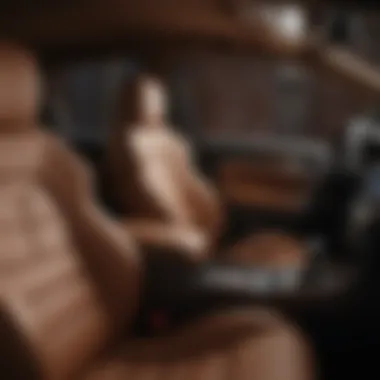 Ergonomics in Volvo's Brown Interior Design Ergonomic design elements of the Volvo brown interior