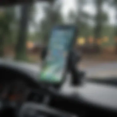 Effortless Installation of Weather Tech Phone Mounts Demonstration of easy installation of a weather tech phone mount in a vehicle