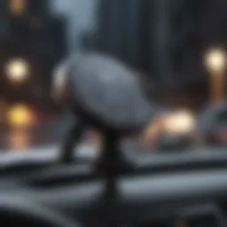 Weather tech phone mount showcasing its sleek design and durability