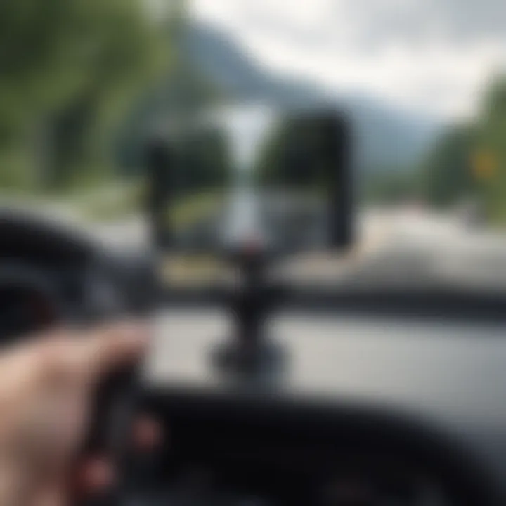 User experience feedback on weather tech phone mount during a drive