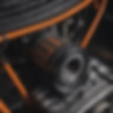 Illustration of oil filter installation