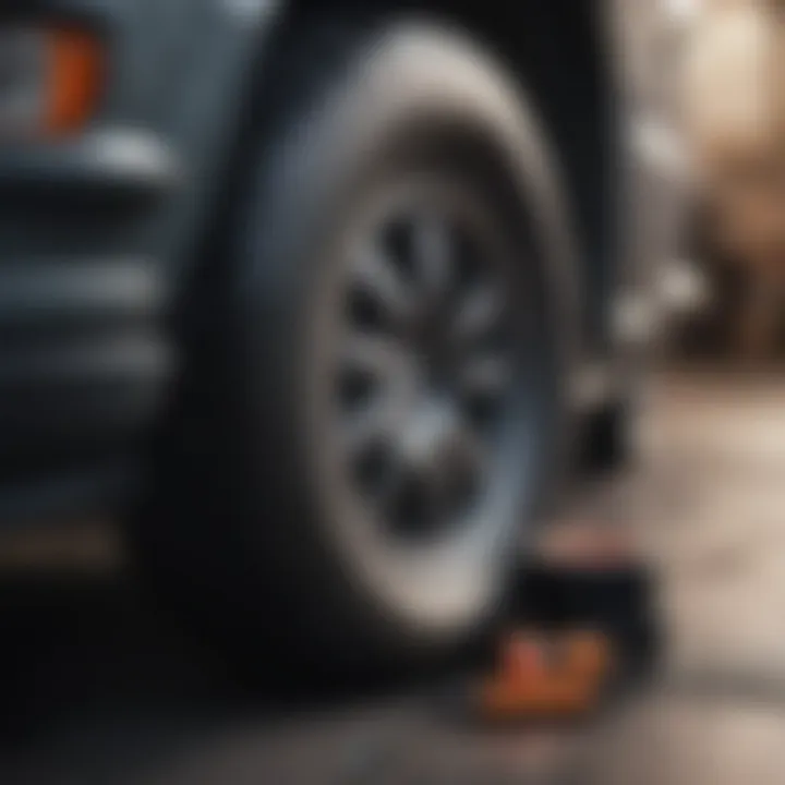 Tire maintenance tools organized for effective upkeep