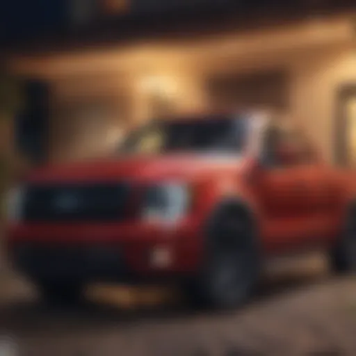 Ford Lightning connected to home energy system