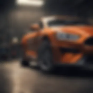 Close-up view of Ford financing options
